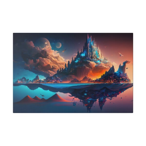 Floating Futuristic City on a Rock - Image 5