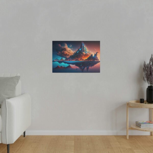 Floating Futuristic City on a Rock - Image 3
