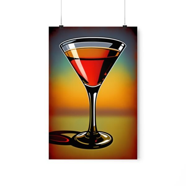 Vintage Martini Elegance - Unframed Poster - Image 9