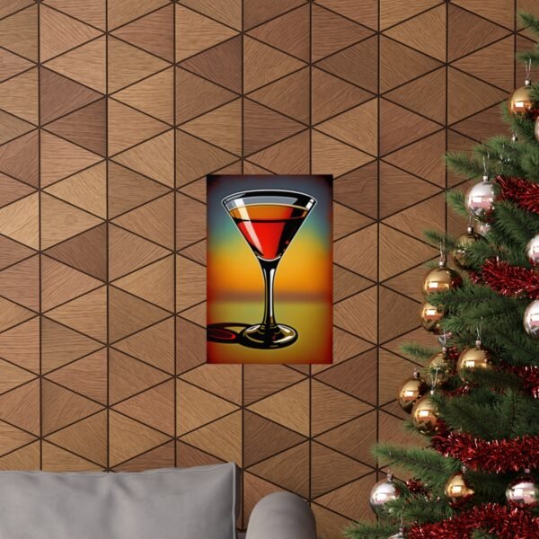 Vintage Martini Elegance - Unframed Poster - Image 12