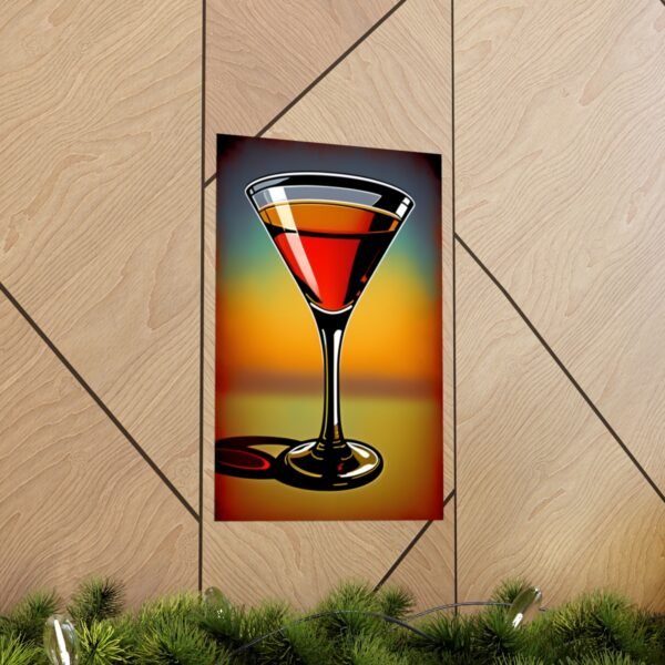 Vintage Martini Elegance - Unframed Poster - Image 13