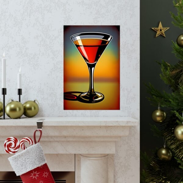 Vintage Martini Elegance - Unframed Poster - Image 15