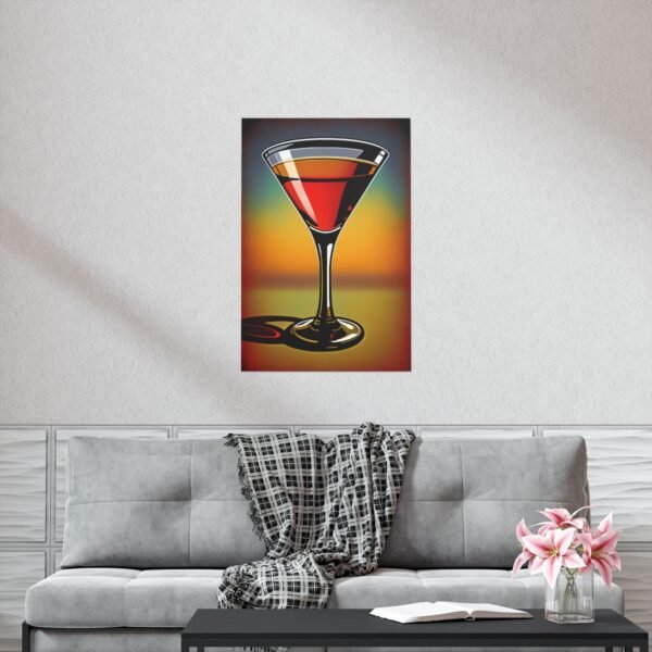 Vintage Martini Elegance - Unframed Poster - Image 6