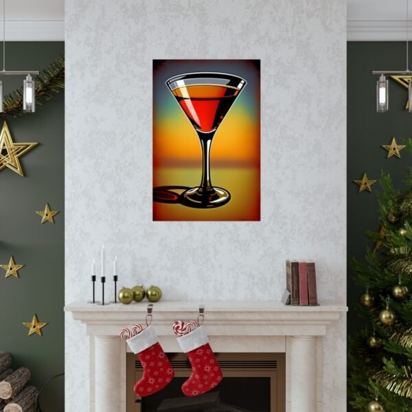Vintage Martini Elegance - Unframed Poster - Image 7
