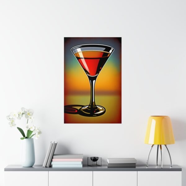 Vintage Martini Elegance - Unframed Poster - Image 8